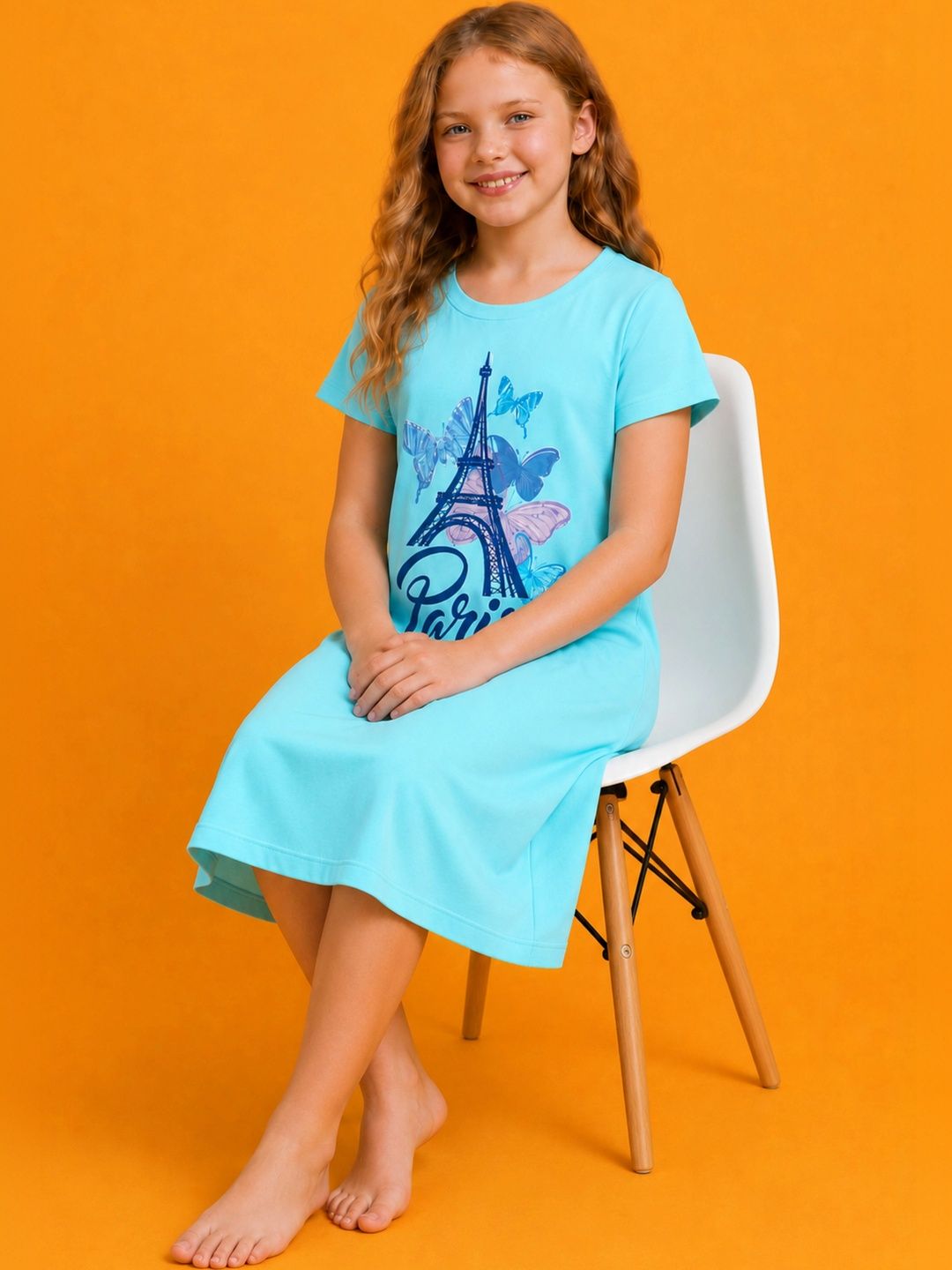 Girls Printed Nightdress 5