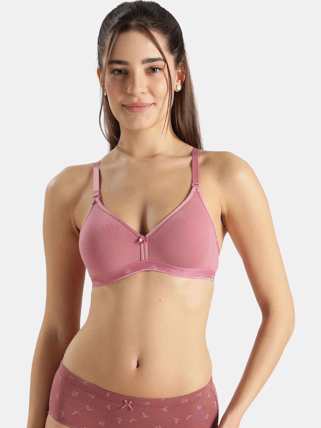 Buy Jockey Wirefree Non Padded Super Combed Cotton Elastane Stretch Everyday Bra   1581 -  - Apparel for Women