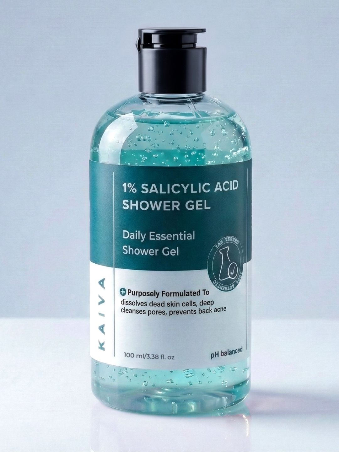 KAIVA 1% Salicylic Acid Shower Gel With Glycolic Acid - 100 ml