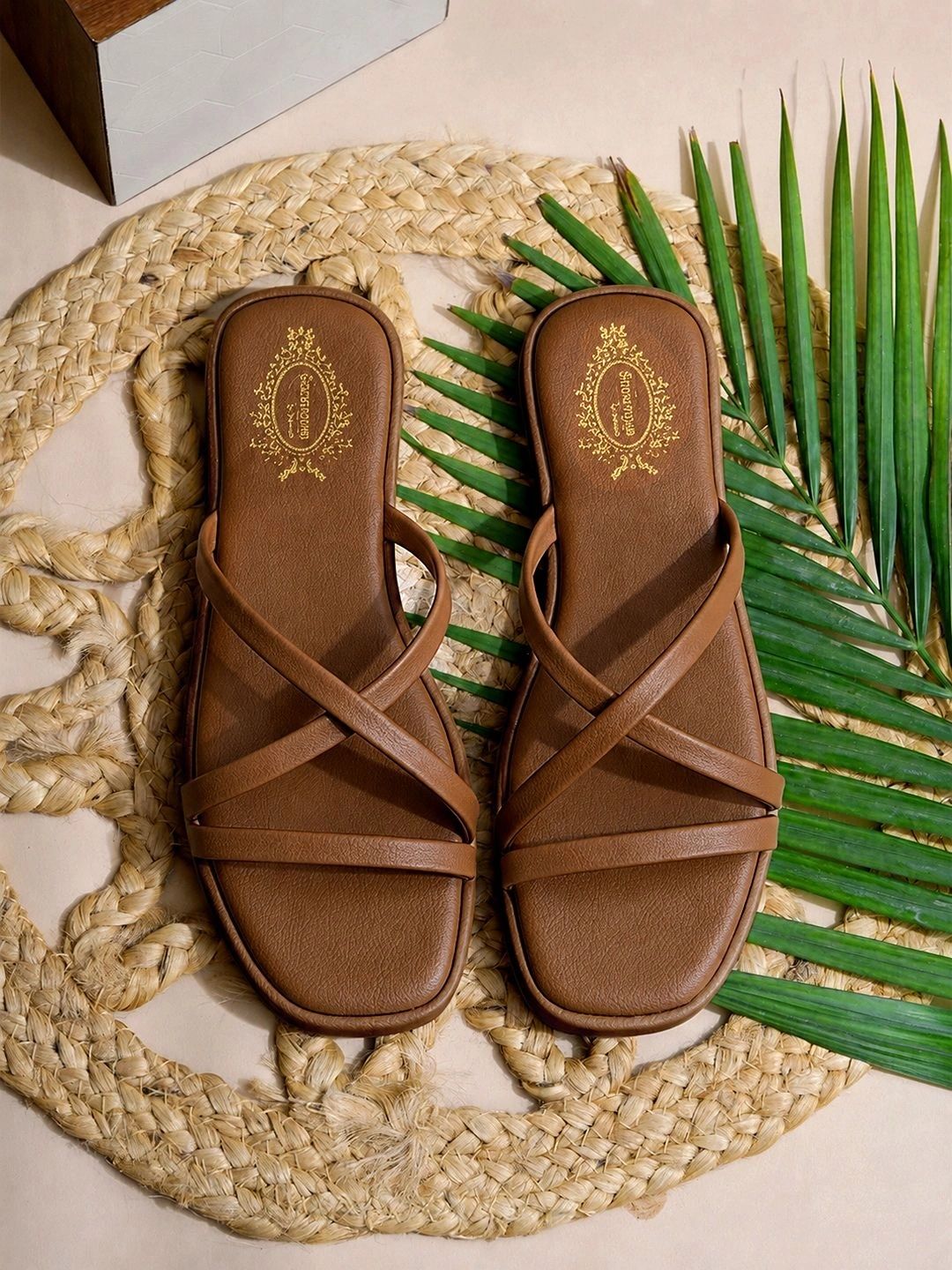 Shoetopia Women Open Toe Flats