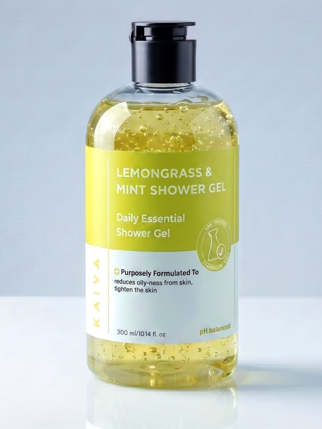KAIVA Lemongrass & Mint Shower Gel For Hydration & Smooth Skin - 300 ml