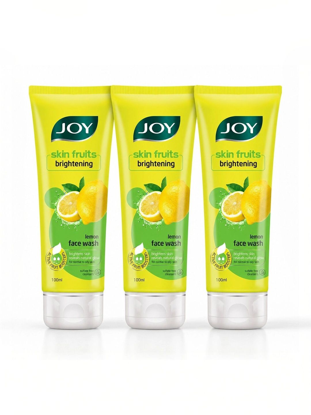Buy JOY Set Of 3 Lemon Skin Brightening Face Wash With Vitamin C   100ml Each -  - Personal Care for Unisex