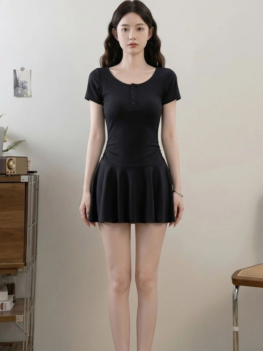 A-Line Mini Dress