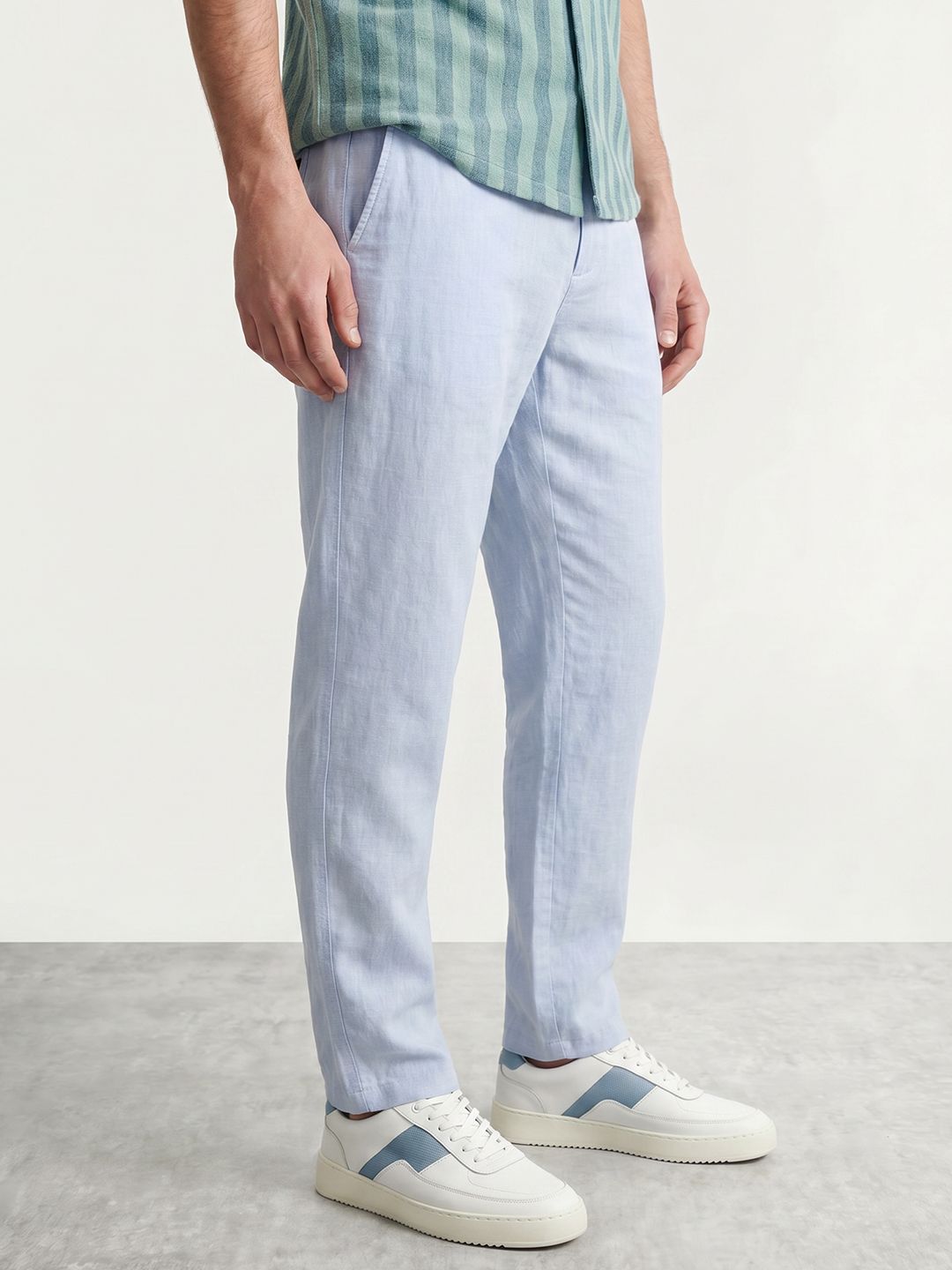 Mast & Harbour Men Cotton Trousers