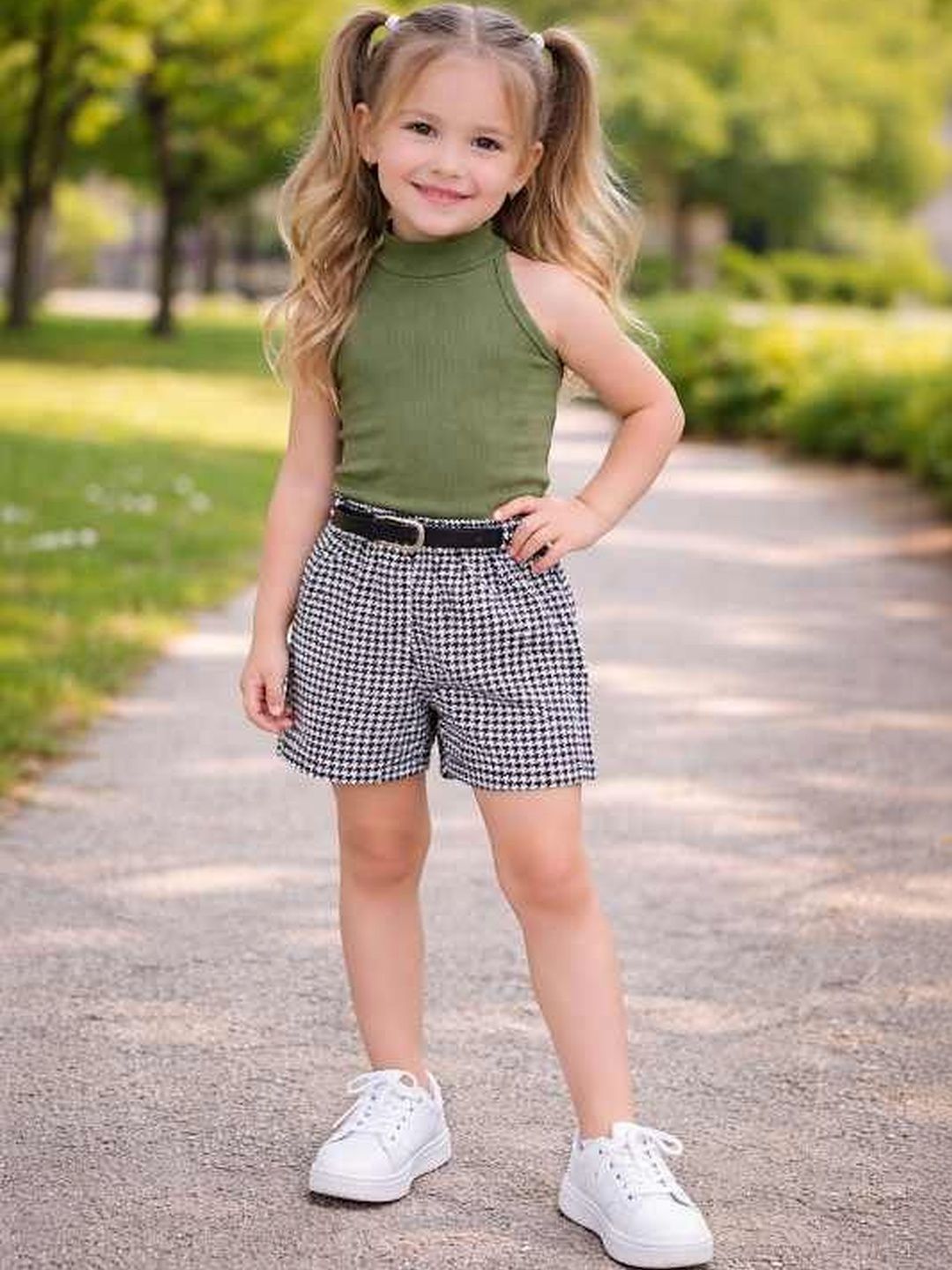 Ninas Girls Top with Shorts