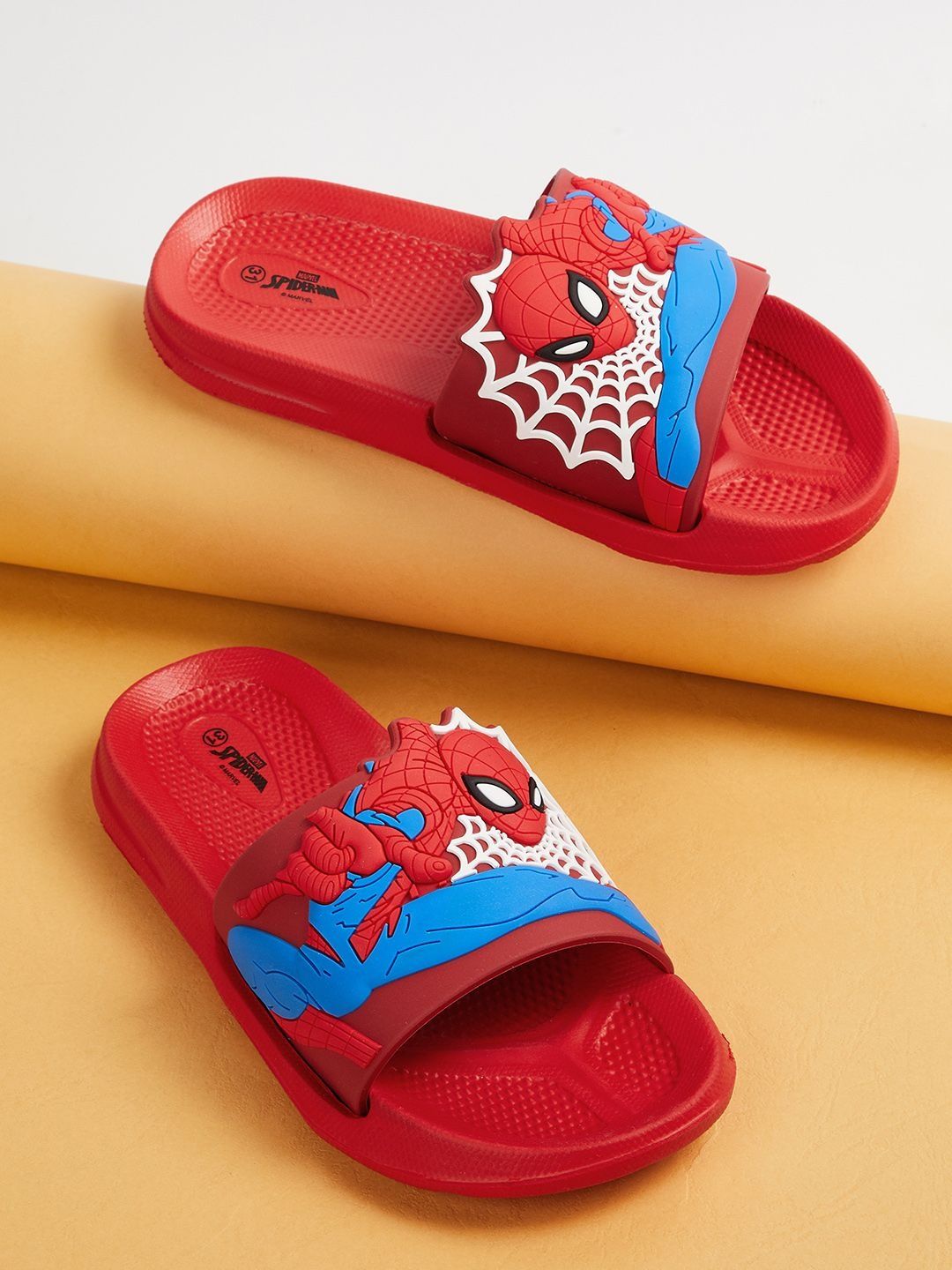 max Boys Embellished Spider-Man Sliders