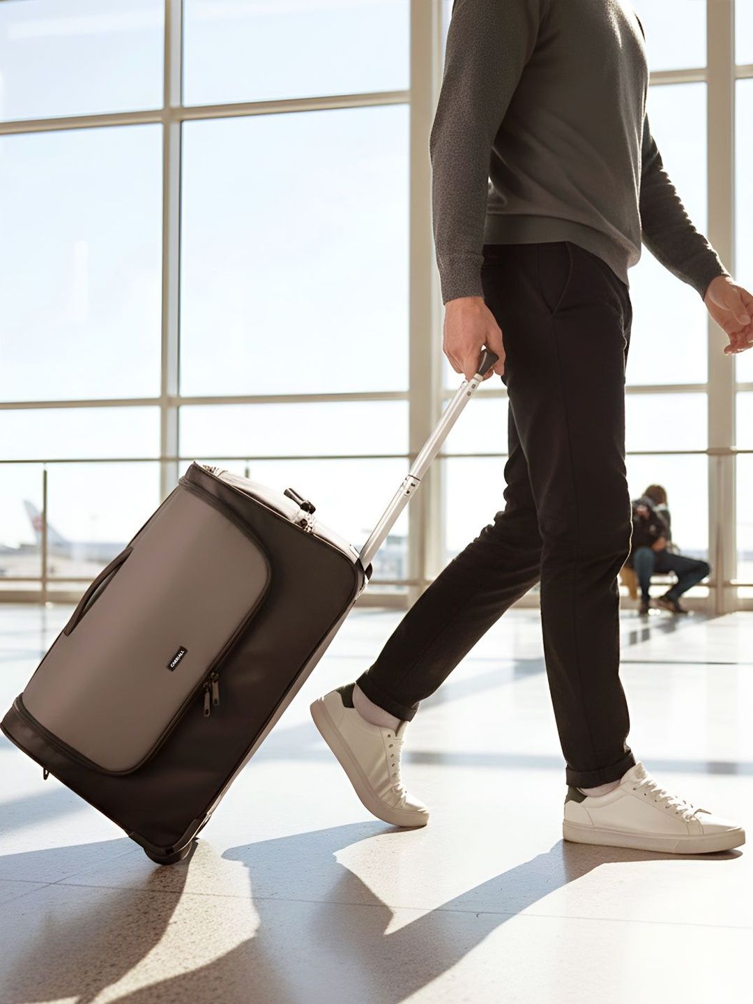 CARRIALL Colourbocked Travel Duffel Bag