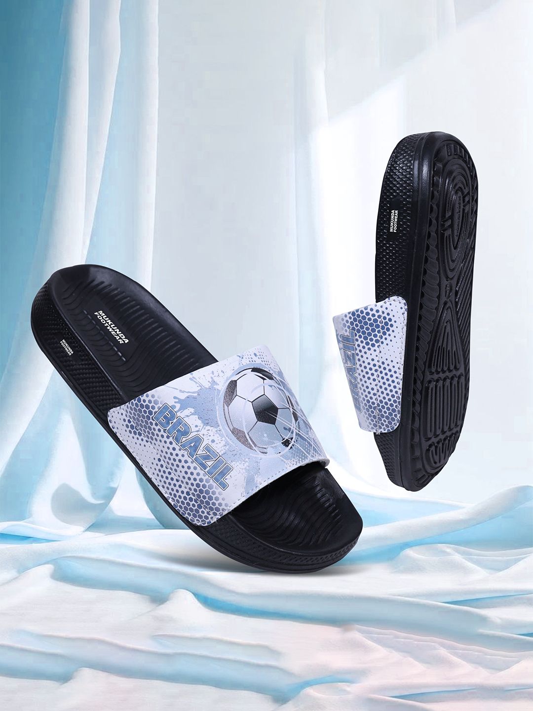 MUKUNDU Unisex Kids Printed Sliders