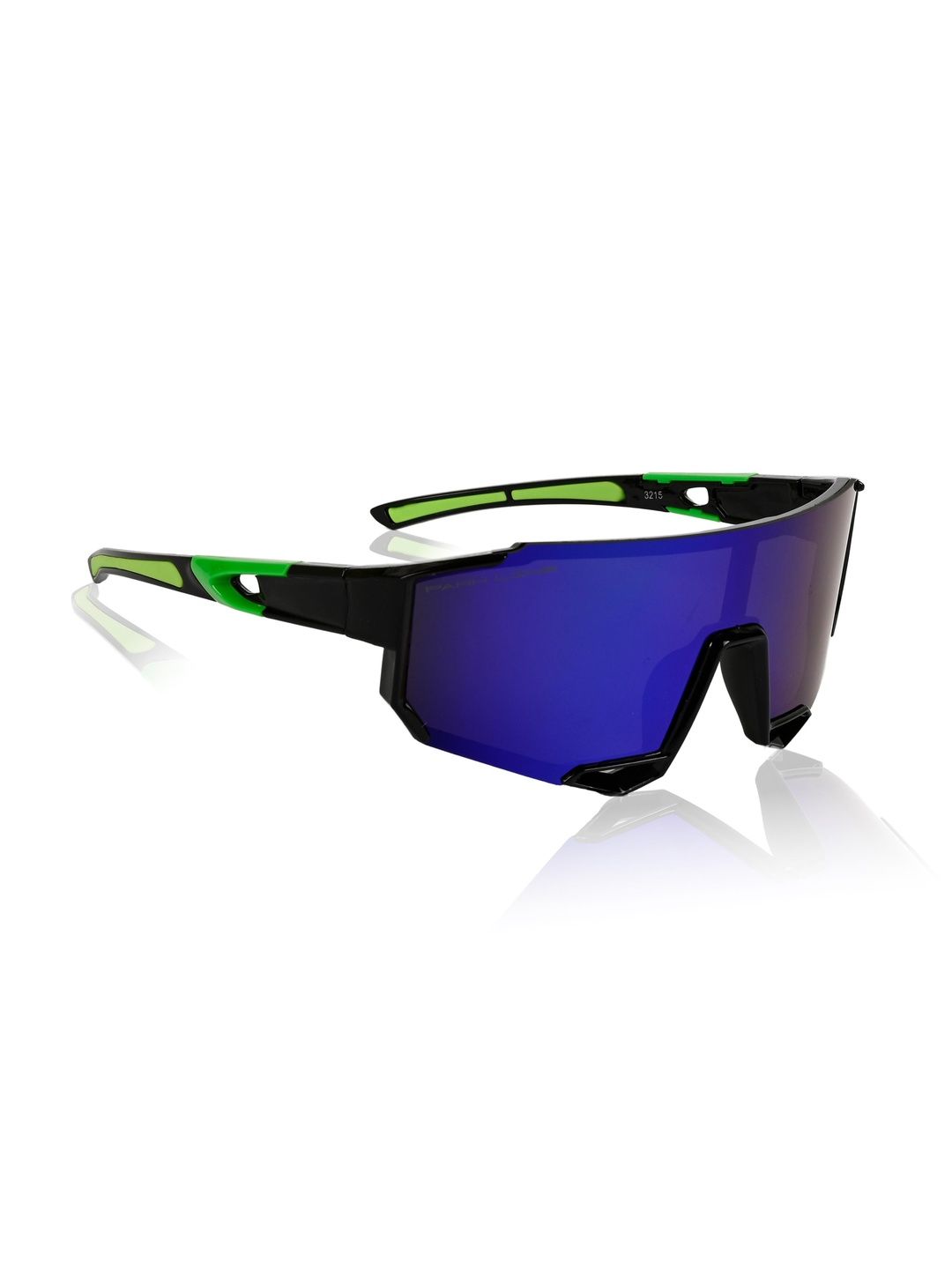 Buy PARK LINE Men Blue Lens & Black Sports Sunglasses With -  - Accessories for Men