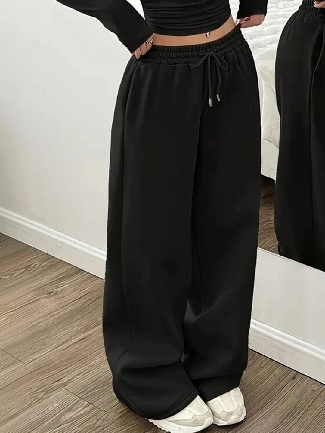 Klowvila Fashion Women Baggy Training Track Pants