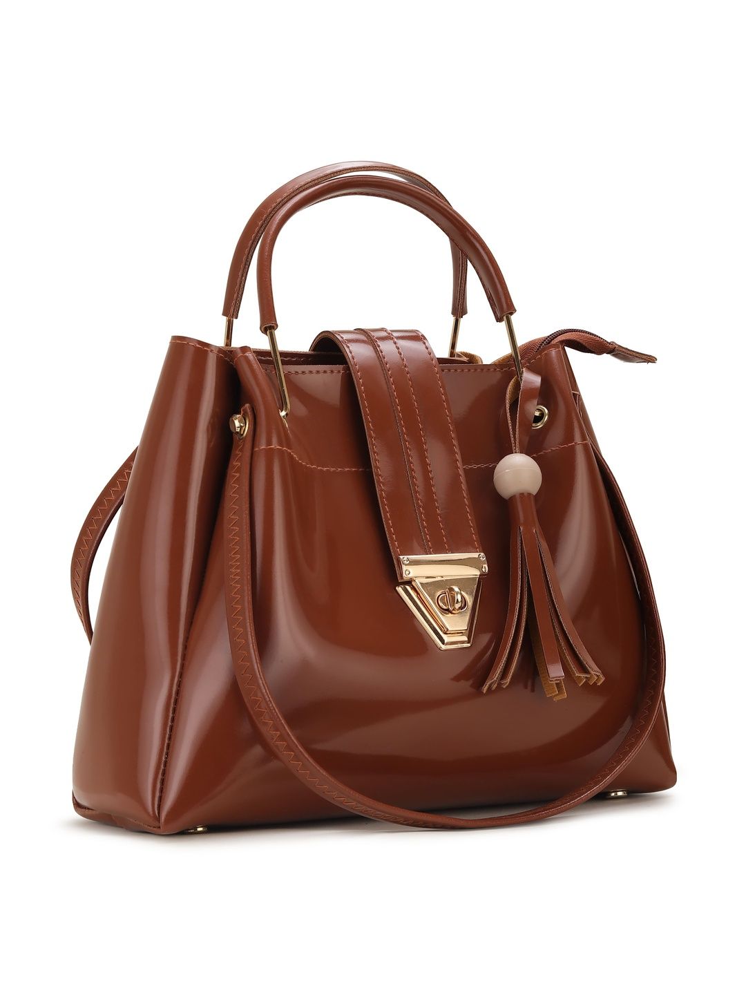 Buy FORTIFY CRAFT Structured Handheld Bag With Tasselled -  - Accessories for Women