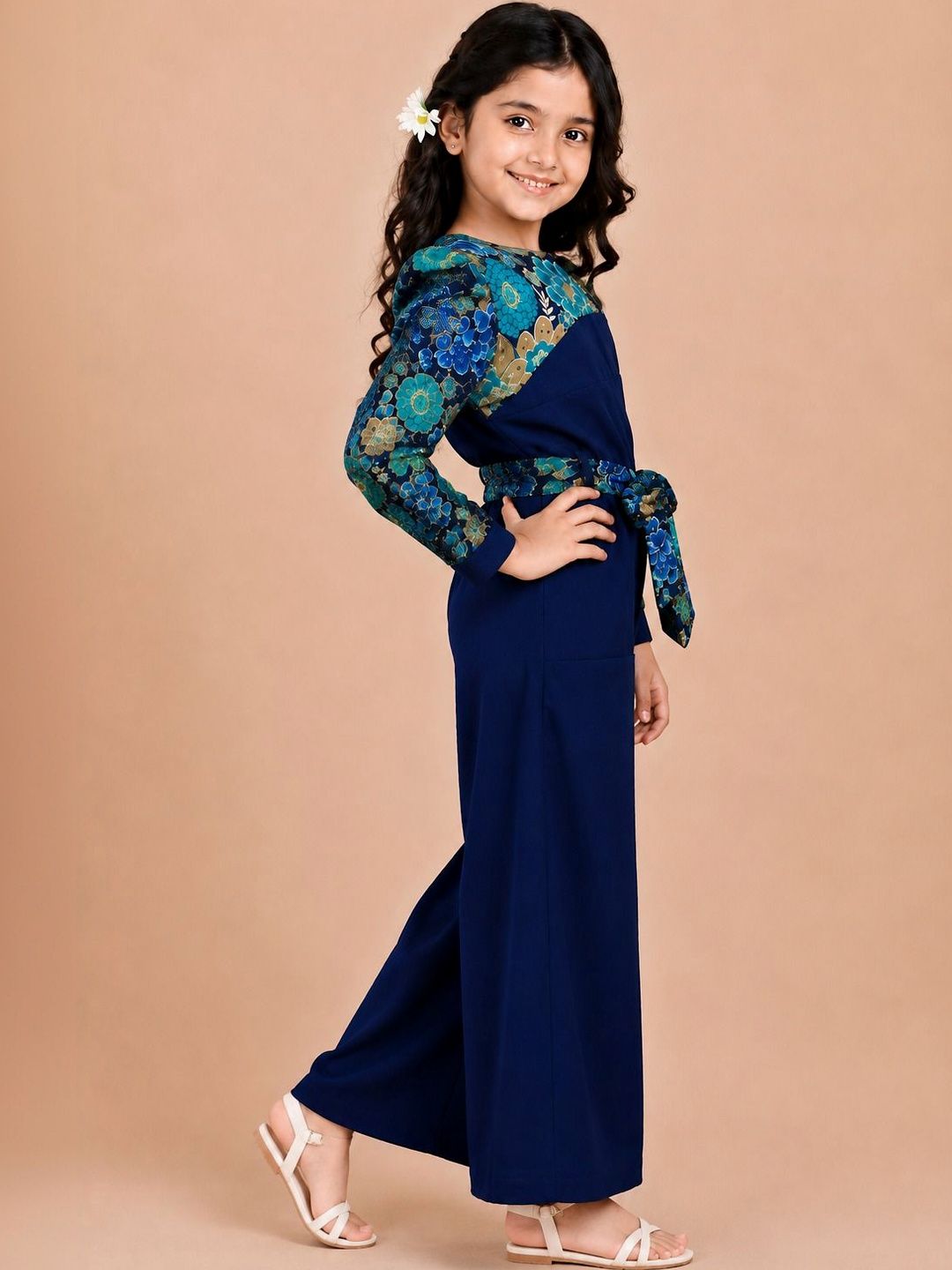 Girls Printed Basic Jumpsuit 3