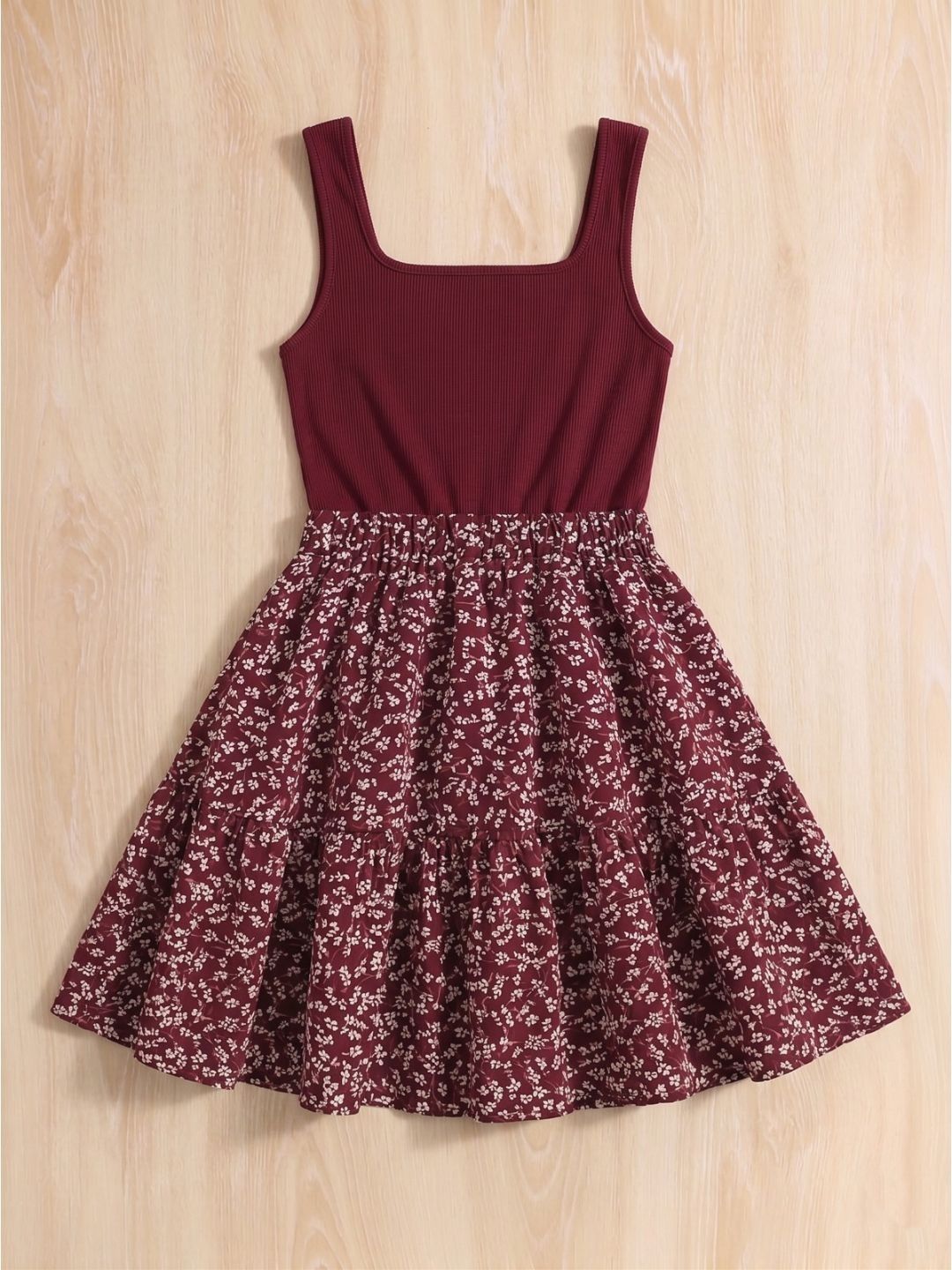 BAESD Floral Print A-Line Dress