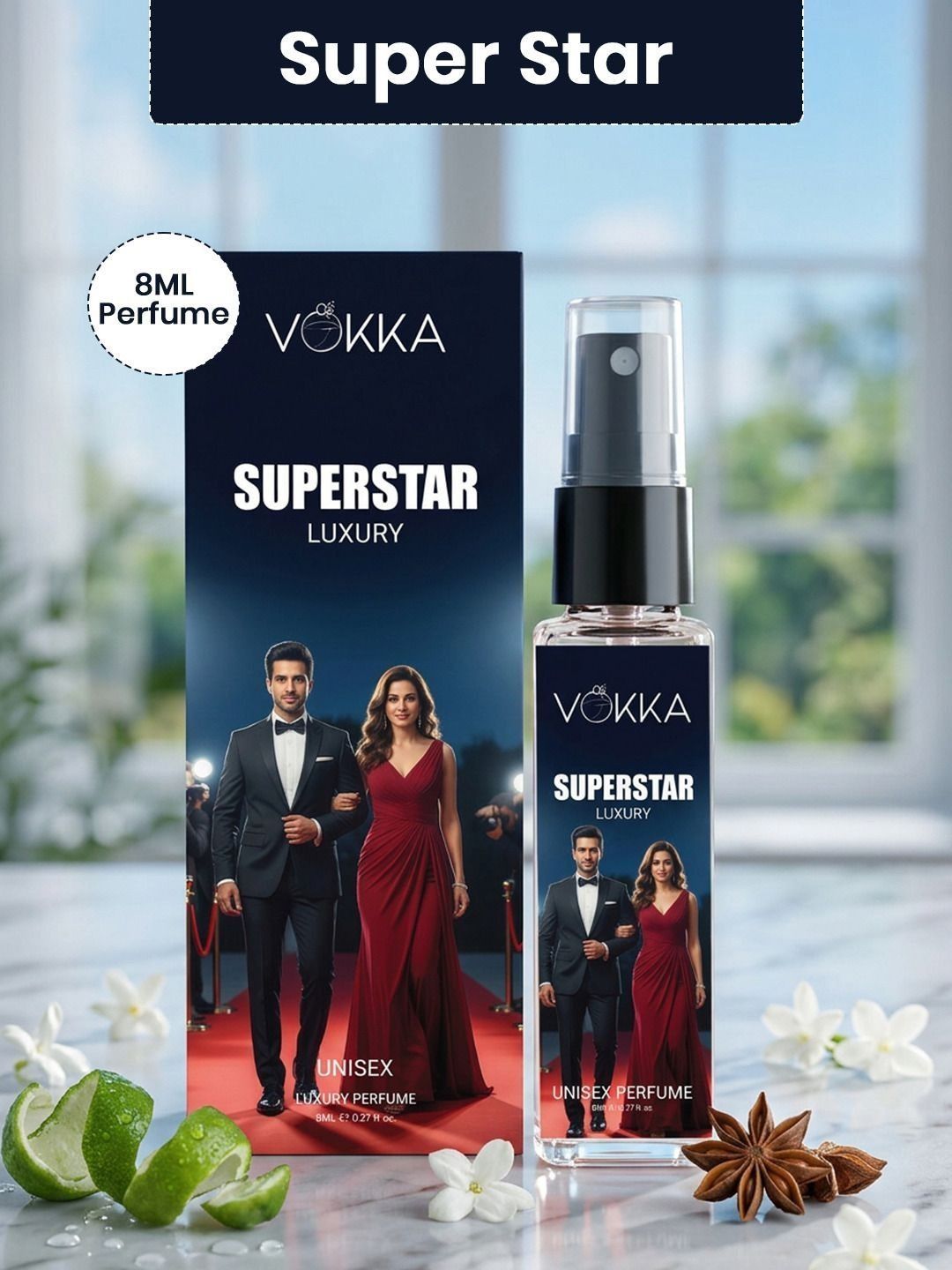 Buy VOKKA Long Lasting Superstar Eau De Perfume   8 Ml -  - Personal Care for Unisex