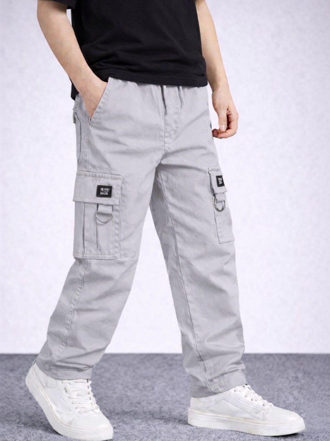 TinyBrezy Boys Easy Wash Cargos Trousers