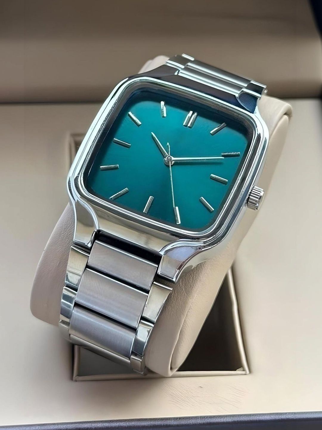 Moda Rapido Men Brass Dial & Stainless Steel Bracelet Style Straps Analogue Multi Function Watch M R