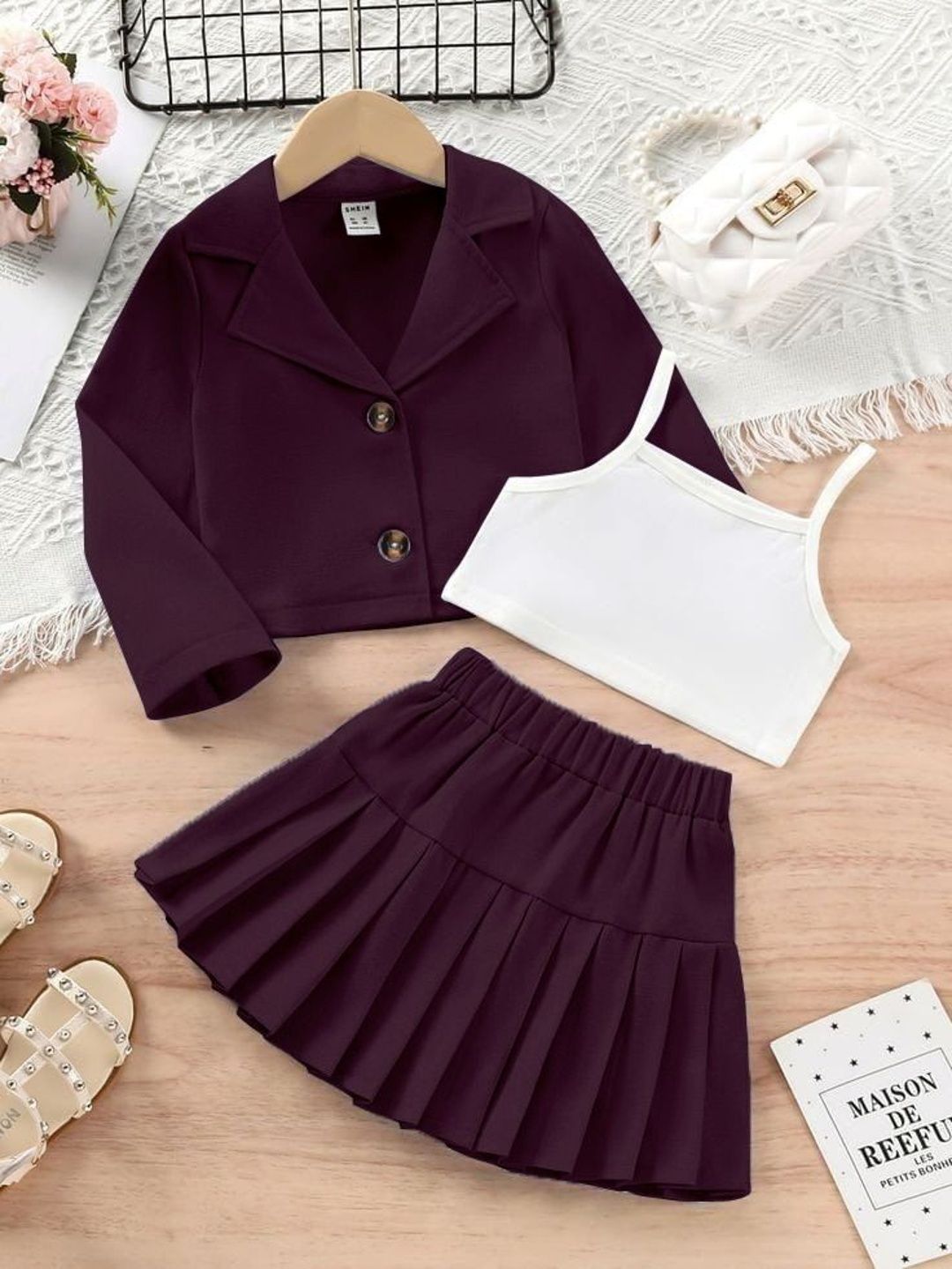 LAXNEEP Girls Coat with Skirt
