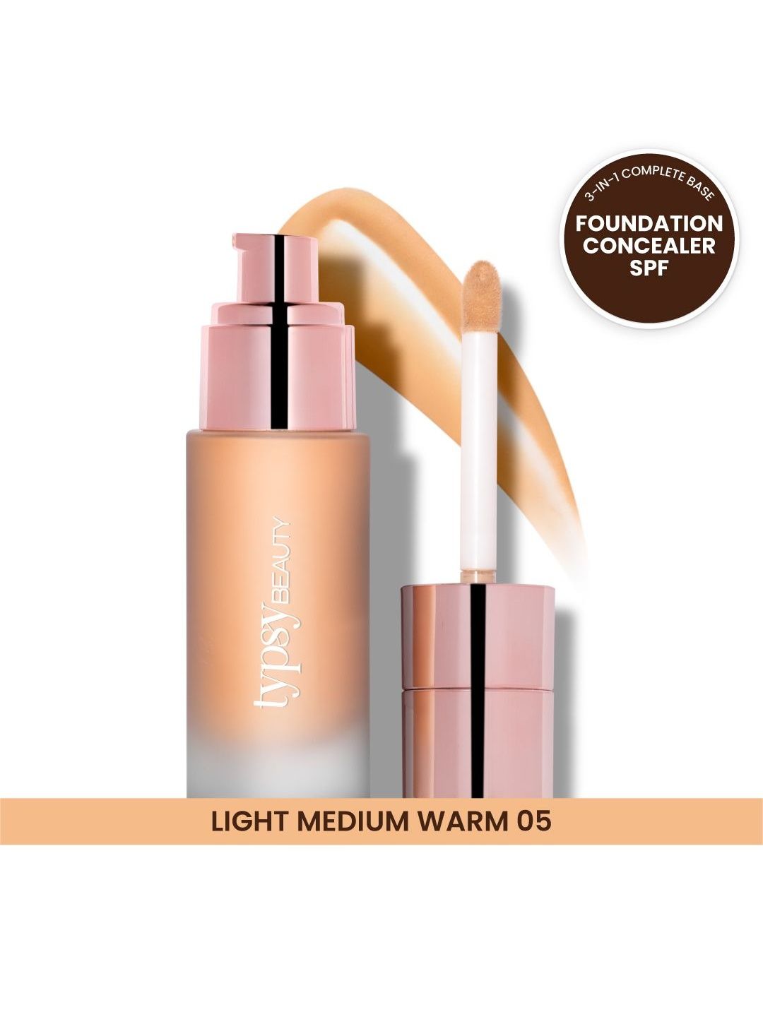 Typsy Beauty Foundcealer Flex 3-In-1 Base Foundation + Concealer + SPF 30 - 40 g - 05