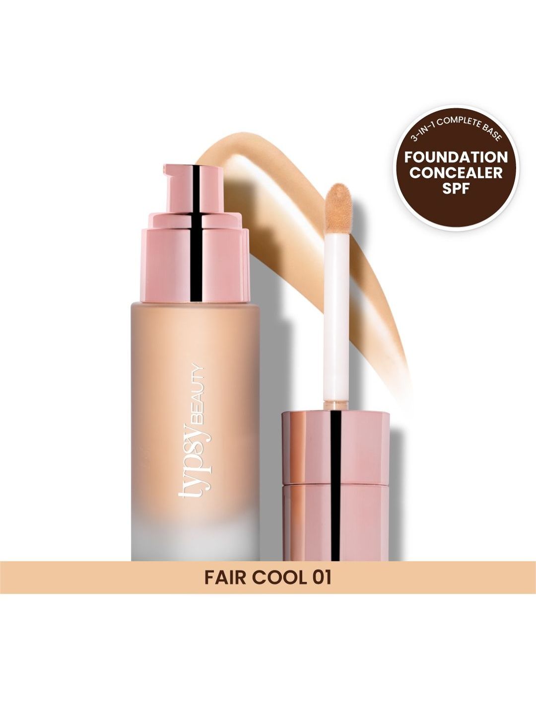 Typsy Beauty Foundcealer Flex 3-In-1 Base Foundation + Concealer + SPF 30 - 40 g - 01