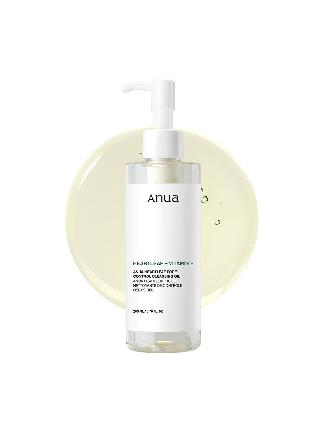 Anua Heartleaf Pore Control Cleansing Oil for Makeup Removal & Clogged Pores - 200 ml