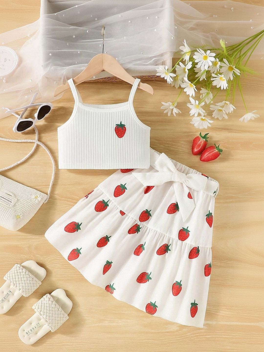 LAXNEEP Girls Top with Skirt