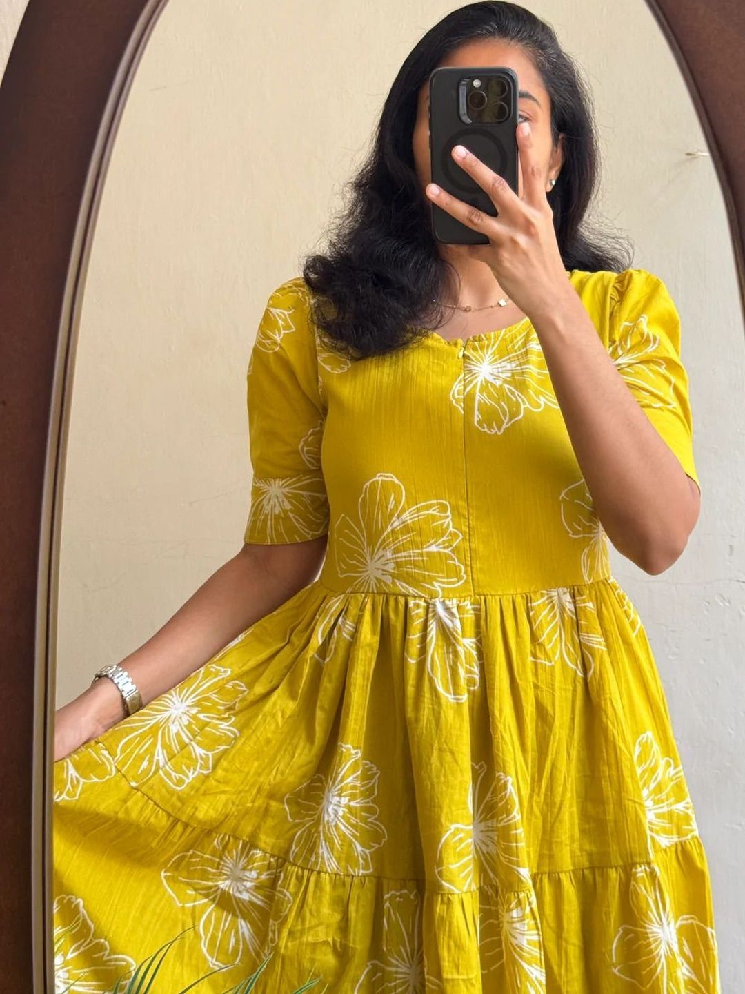 NEW4U Women Floral Printed Floral Anarkali Kurta