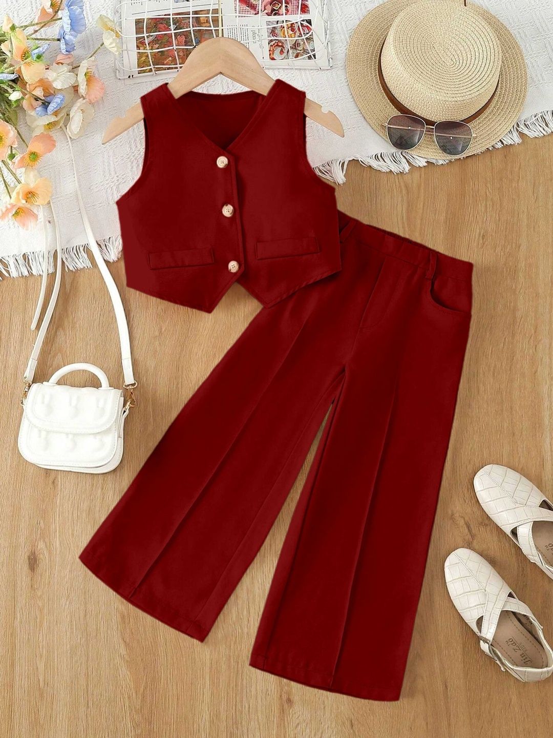LAXNEEP Girls Top with Trousers