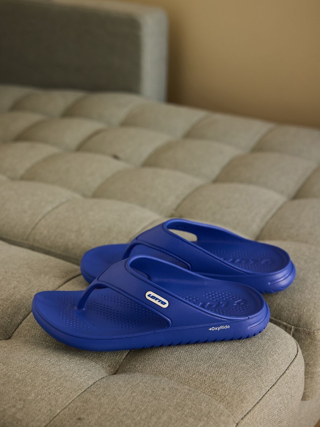 Lotto Men Momentum Blue Flip Flops