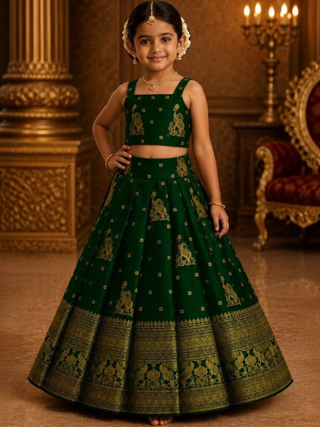 Girls Ready to Wear Lehenga & 3