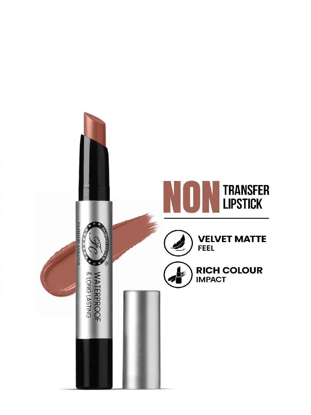 Buy Fashion Colour Colorful Non Transfer Lipstick   Caramel Nude 330 2 G -  - Personal Care for Women