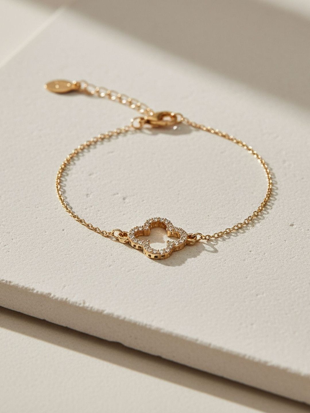 Accessorize Women Pave Cut Out Flora Bracelet