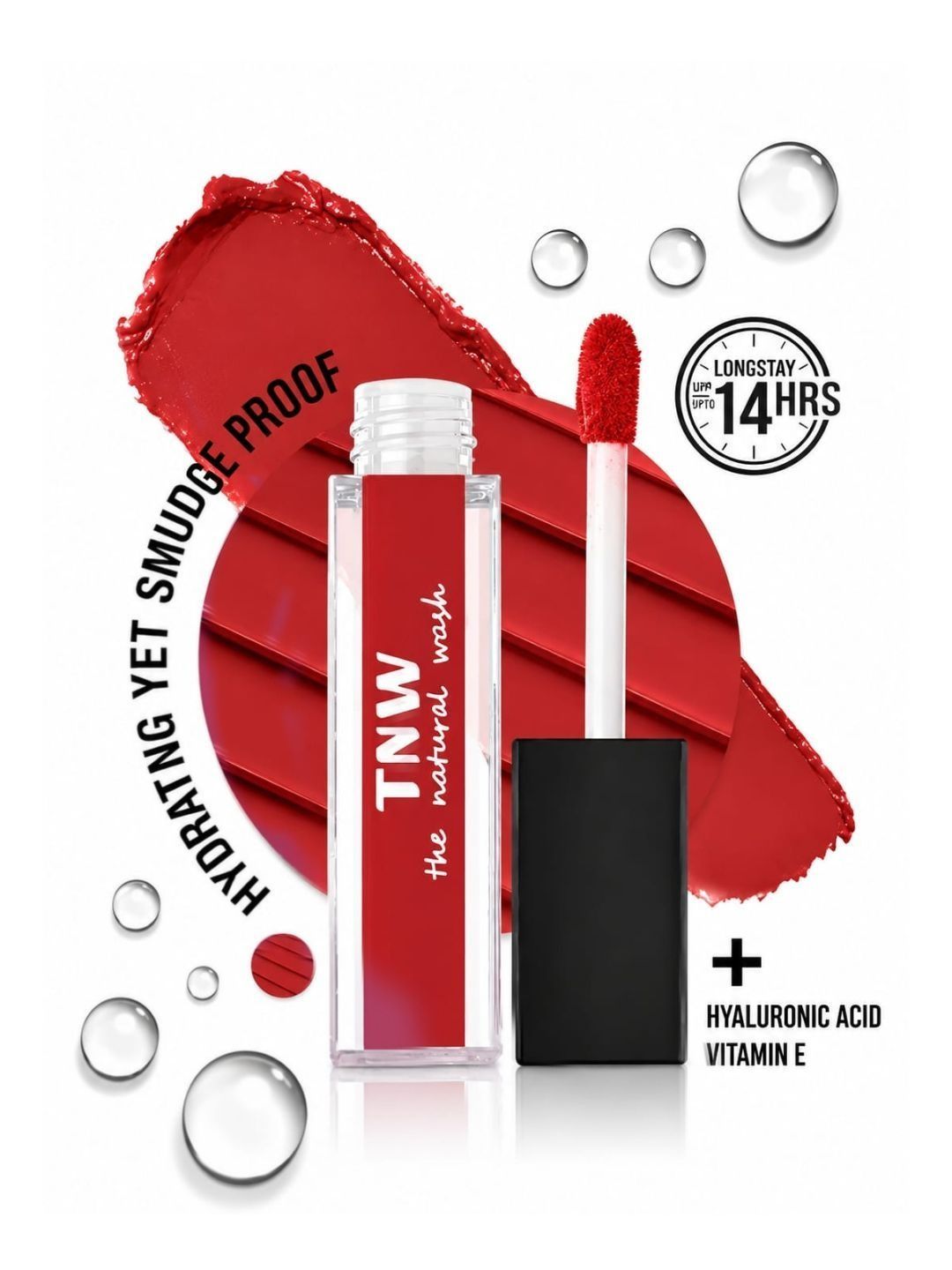 TNW the natural wash Matte Velvet Longstay Mini Liquid Lipstick 1.2 ml - Spicy Coral 02