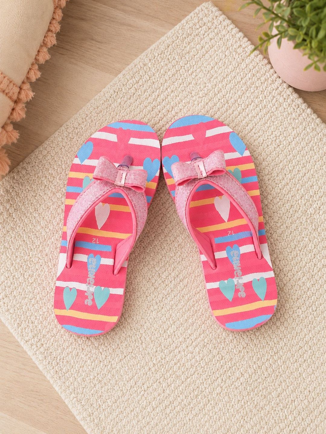 Khadims Kids Printed Thong Flip-Flops