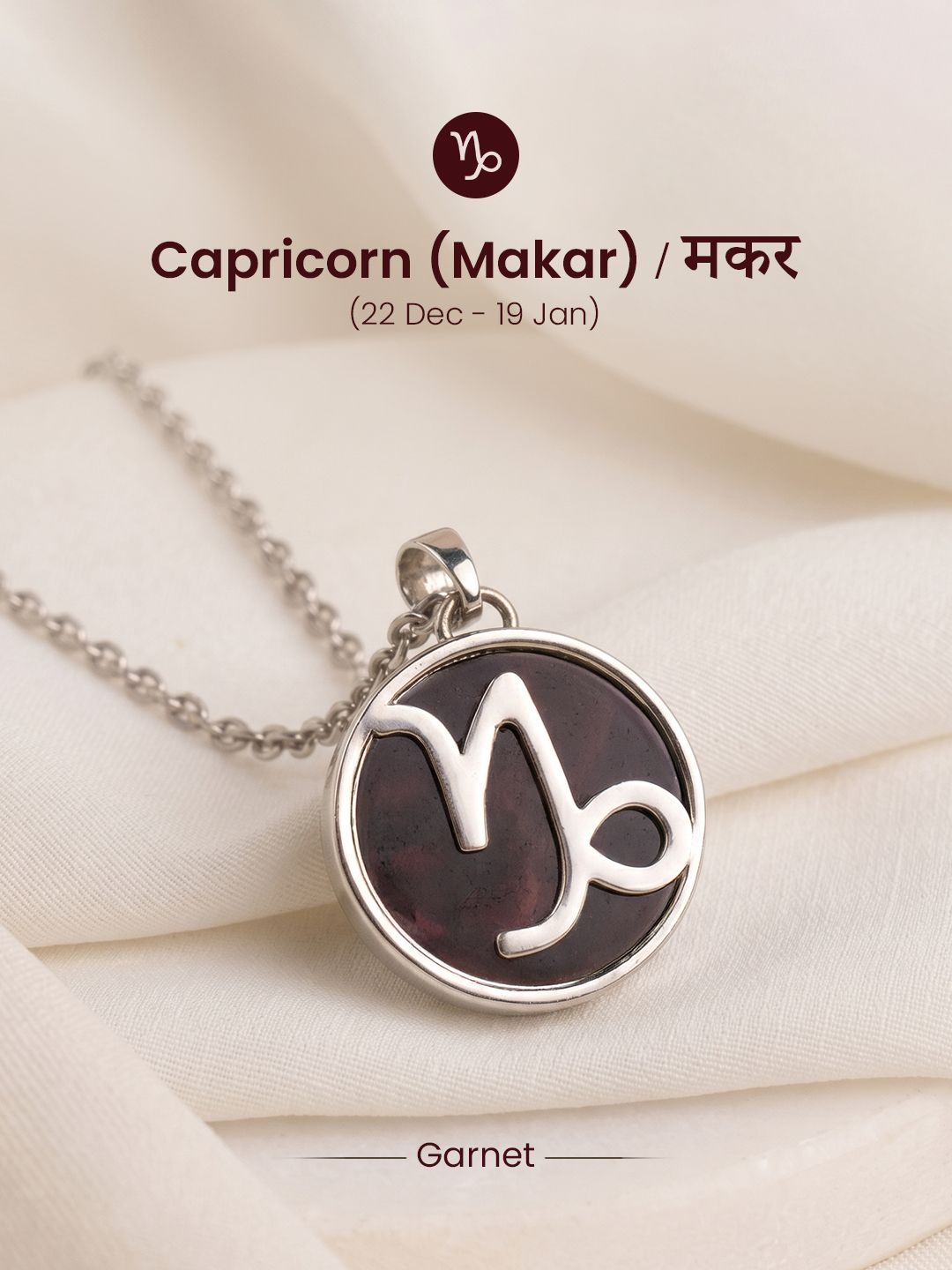 Astrotalk Capricorn Zodiac Pendant
