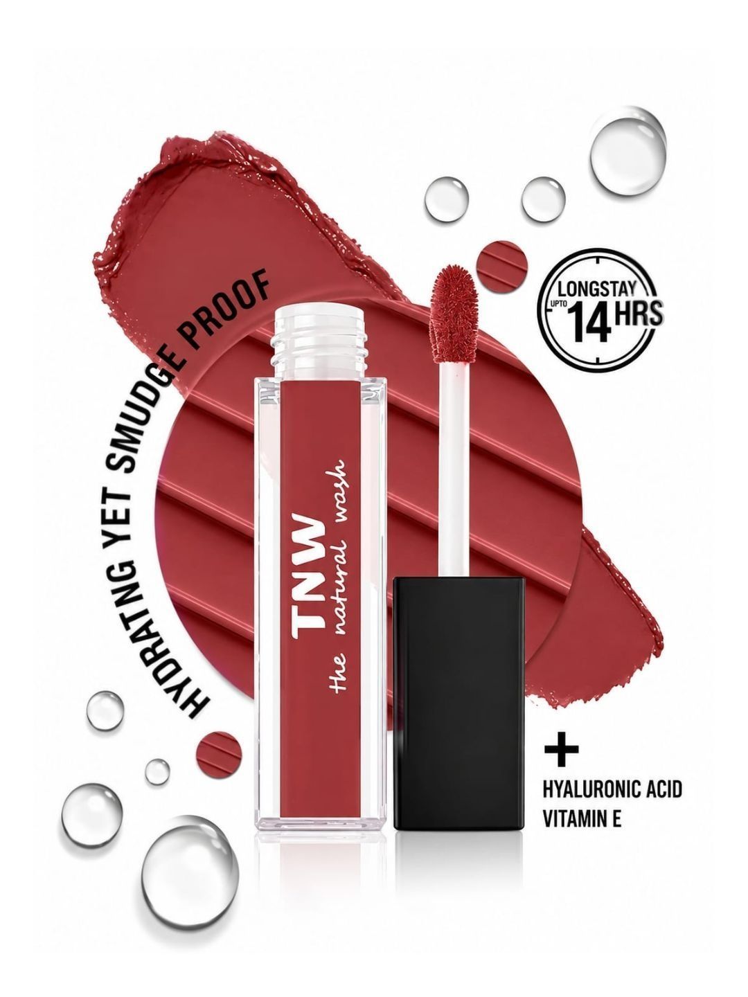 TNW the natural wash Matte Velvet Longstay Mini Liquid Lipstick 1.2 ml - Blush Nude 01