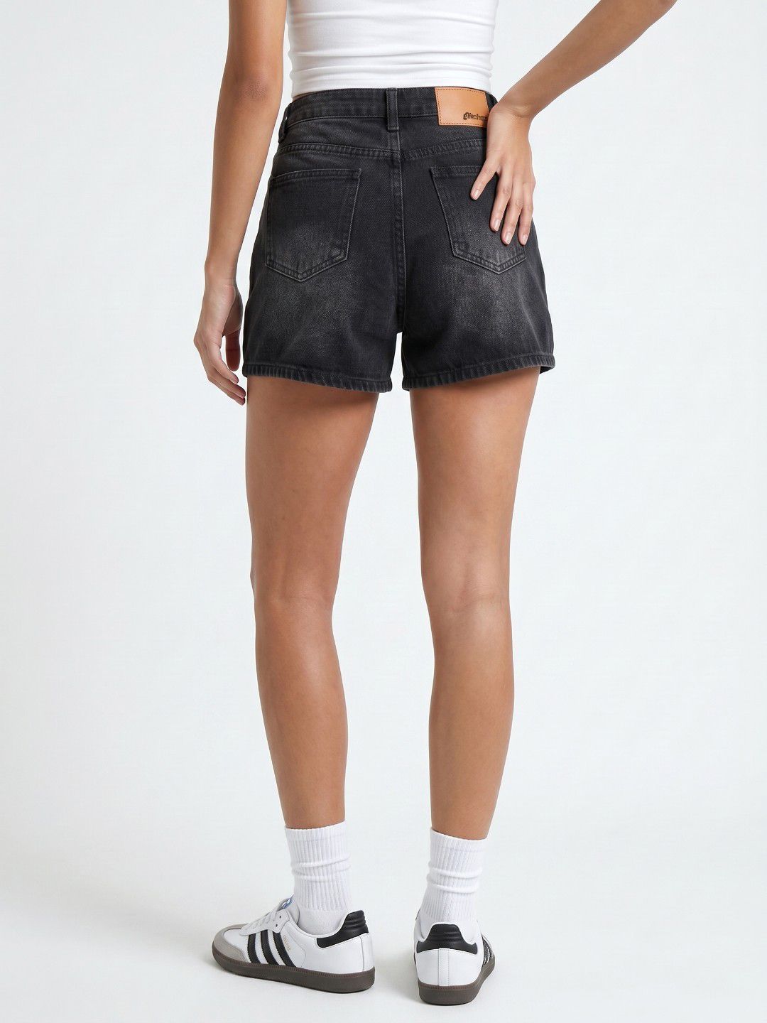 Women Pure Cotton Denim Shorts 2