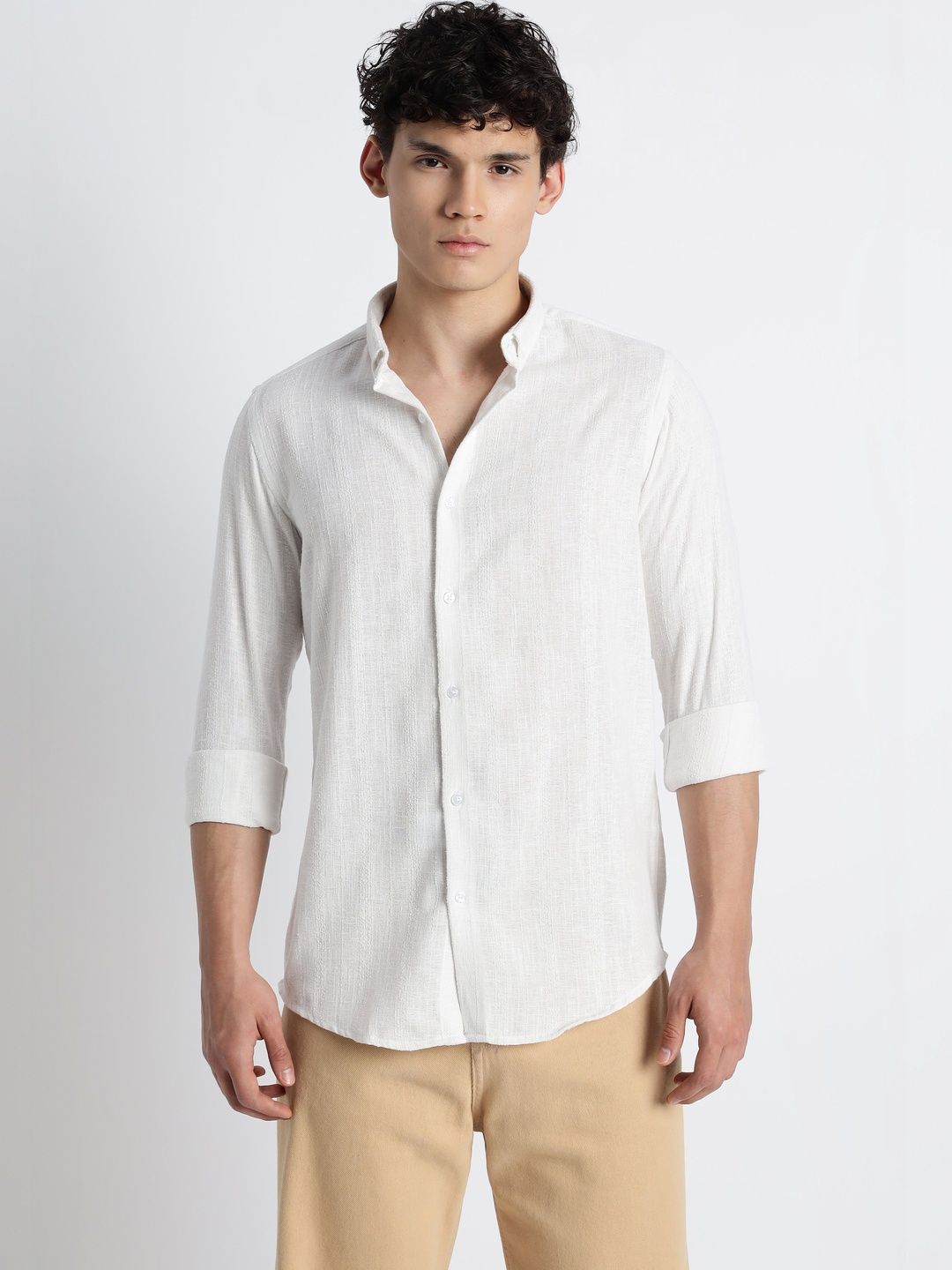THE BEETEL HOUSE Men Classic Slim Fit Casual Shirt