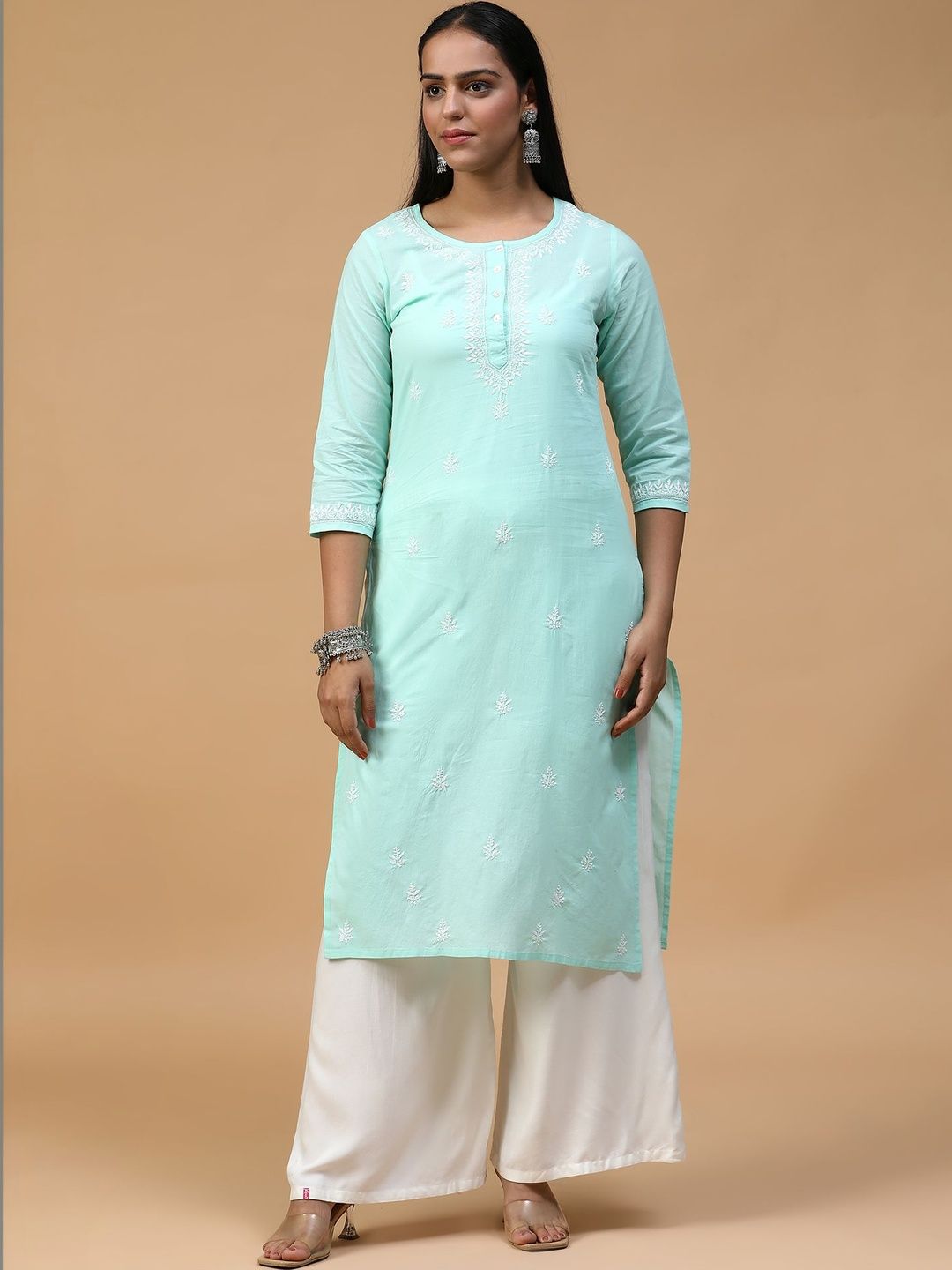 SEMAL HANDICRAFTS Women Embroidered Thread Work Kurta