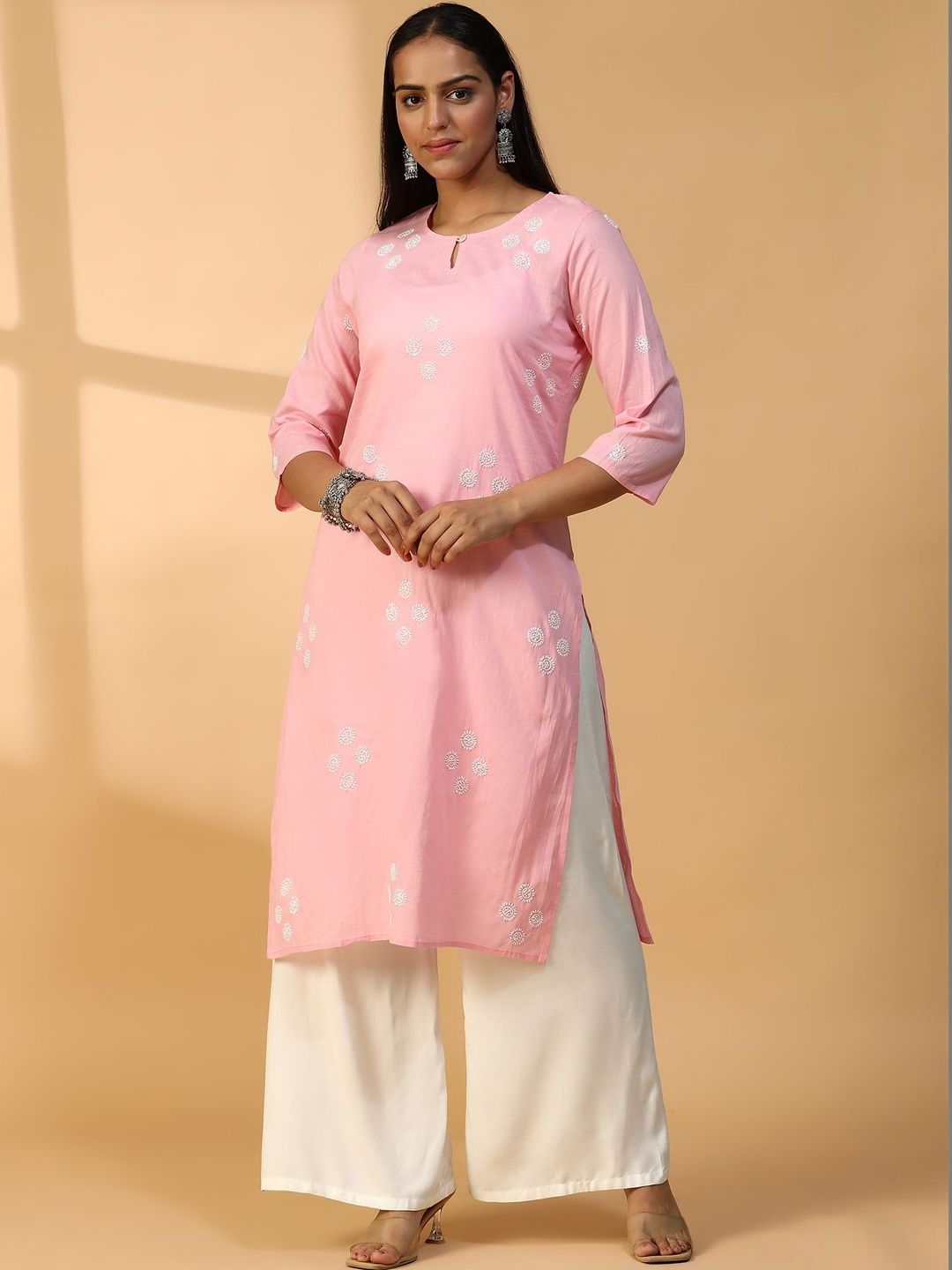 SEMAL HANDICRAFTS Women Ethnic Motifs Embroidered Thread Work Kurta