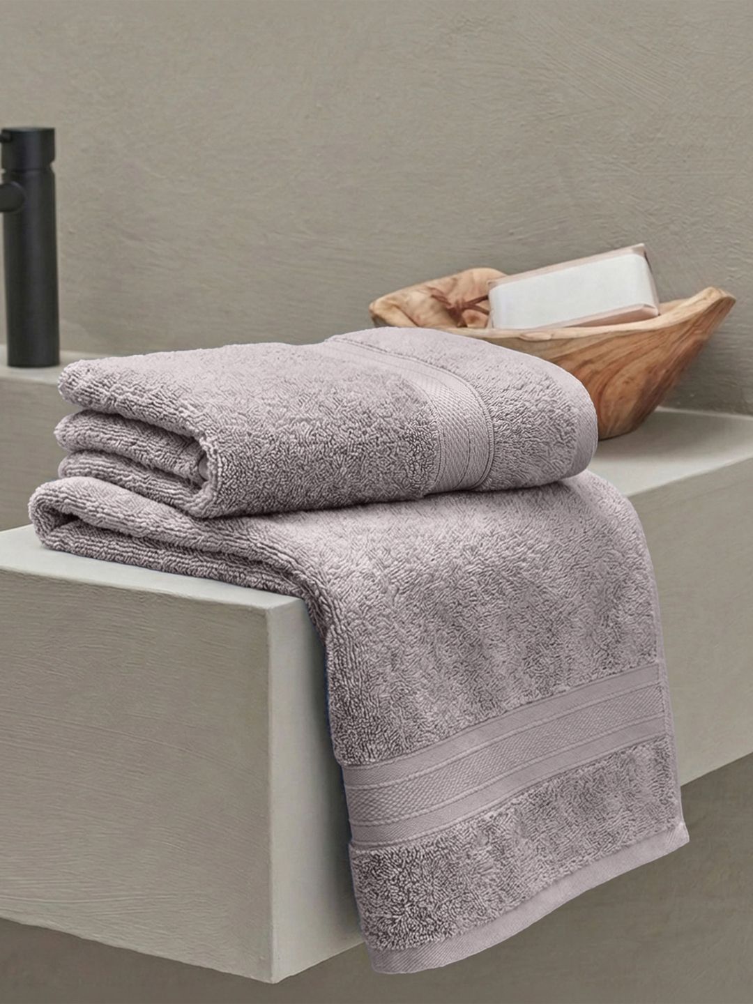 MYTRIDENT Soft Comfort Air Rich Cotton 500GSM Super Soft Adult Regular Bath Towel-27x54In