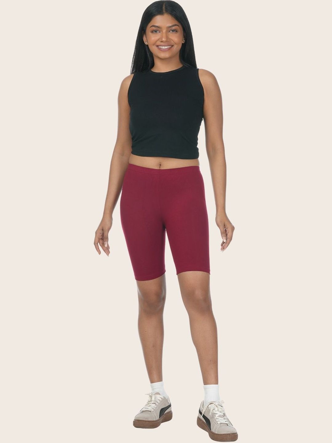 Women Skinny Fit Shorts 4