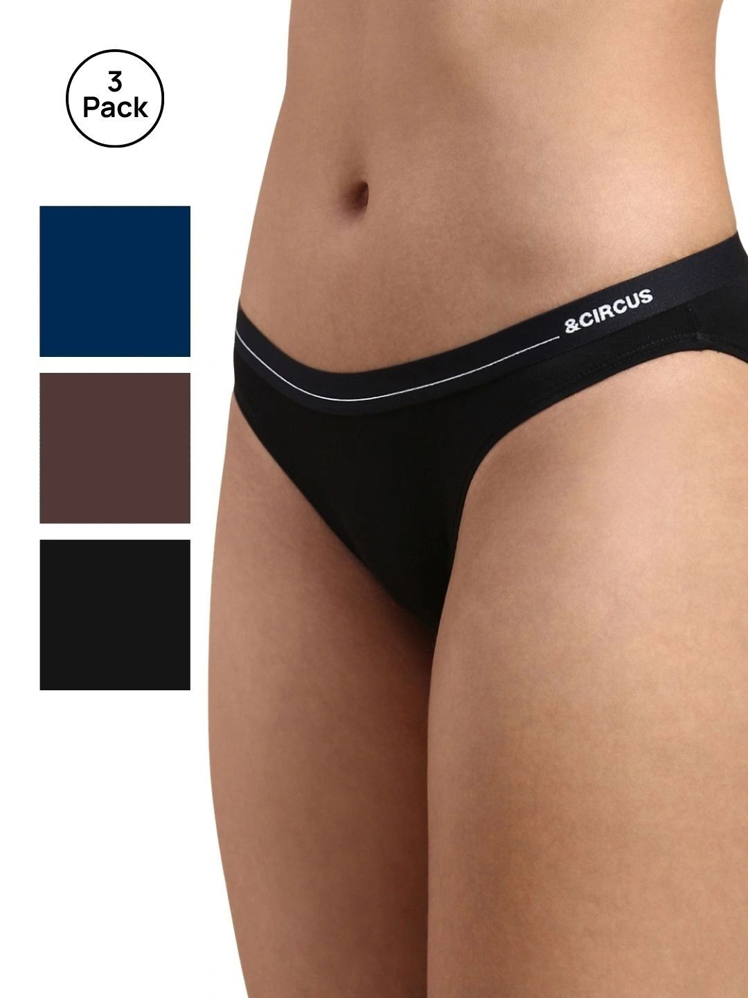 &CIRCUS Women Pack of 3 Seamless Bikini