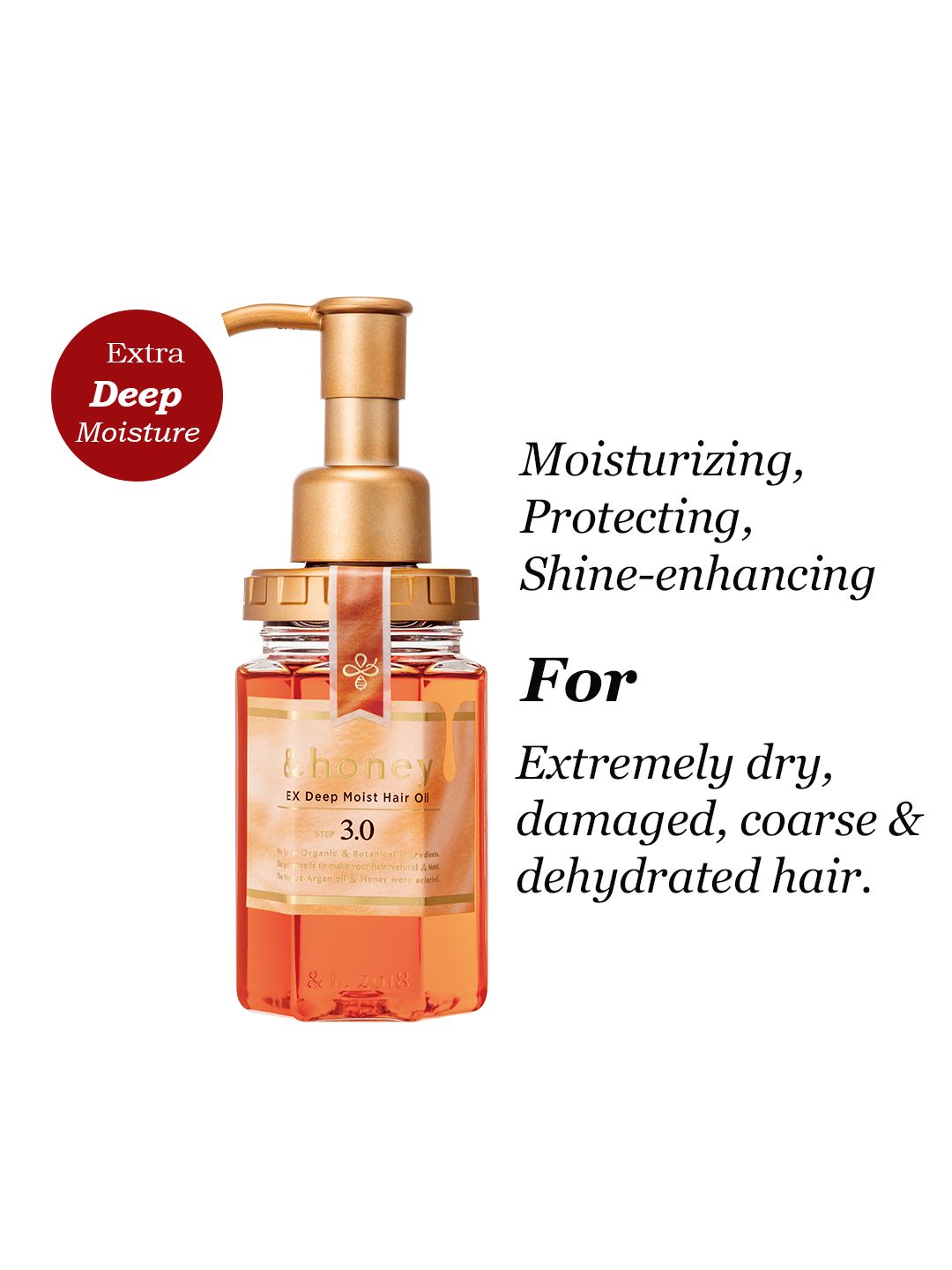 &honey Ex Deep Moist Hair Oil- 100 ml