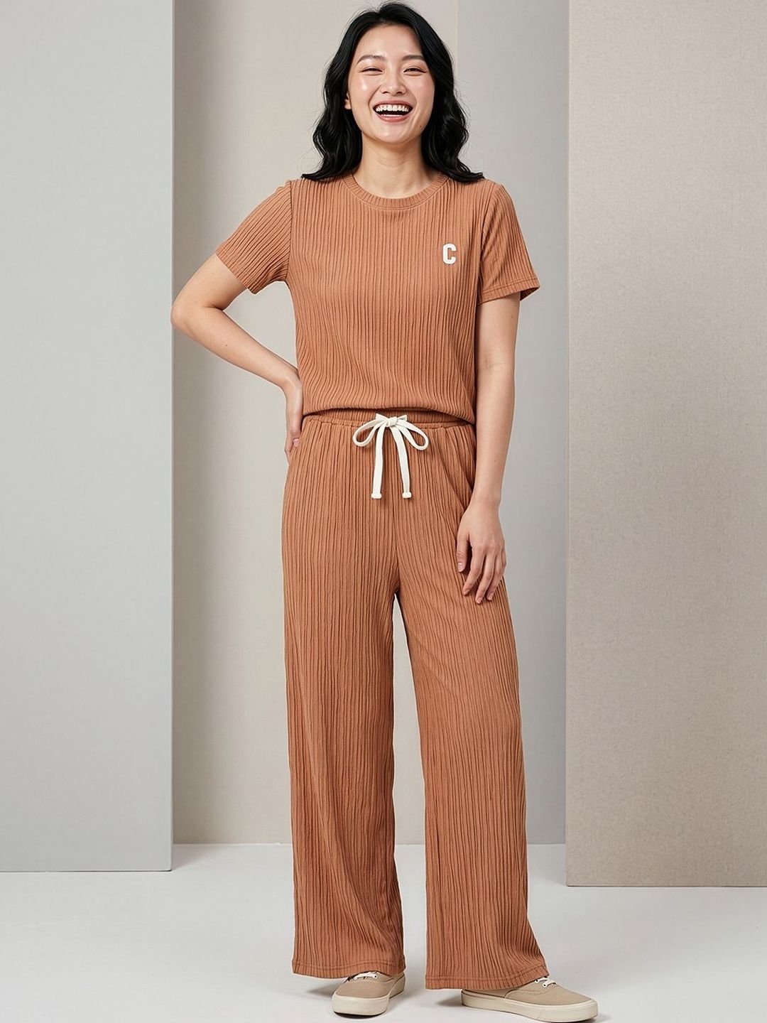 Lugo Self-Design Top And Trousers