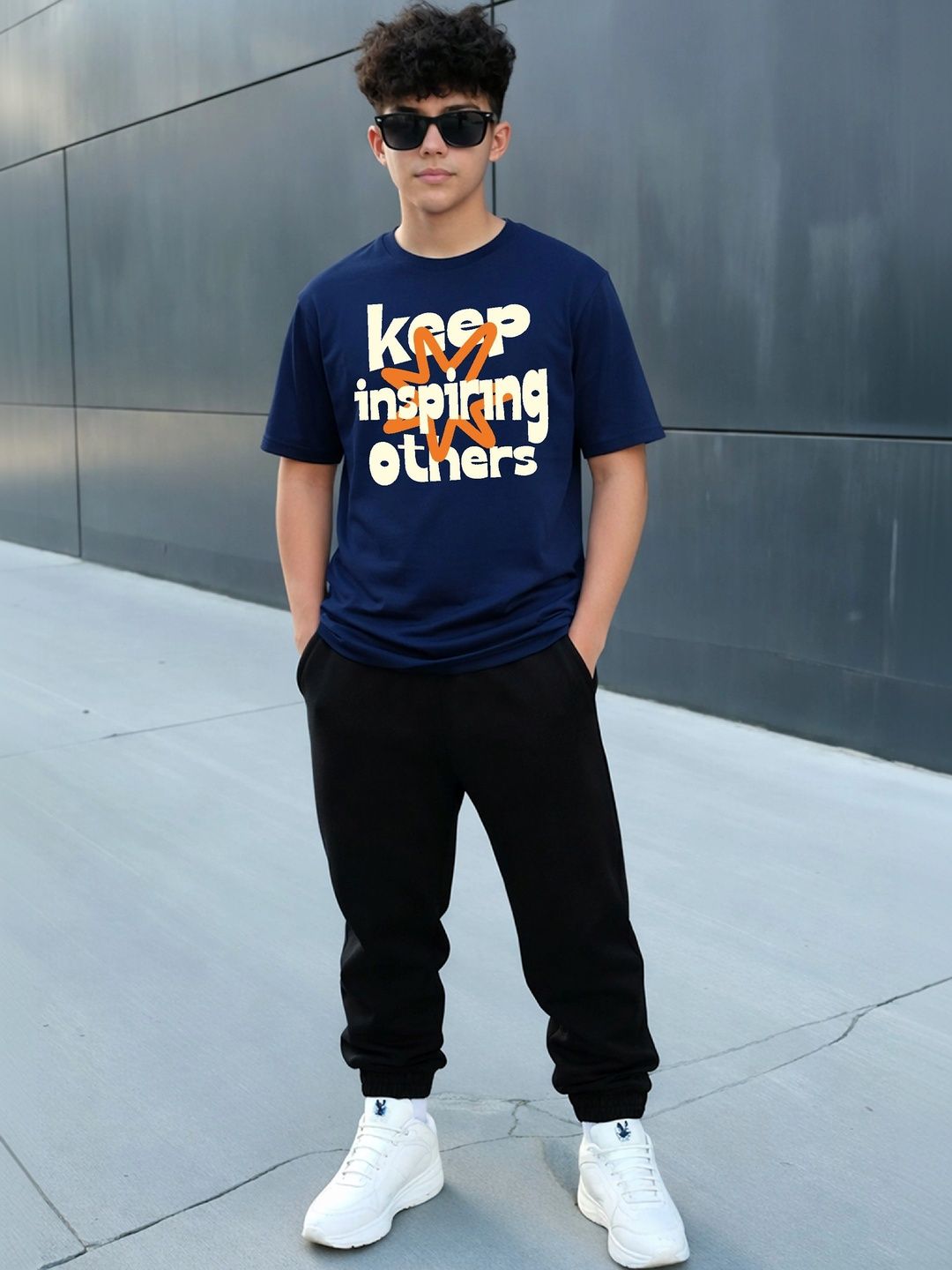 LITWAY Boys Printed T-shirt