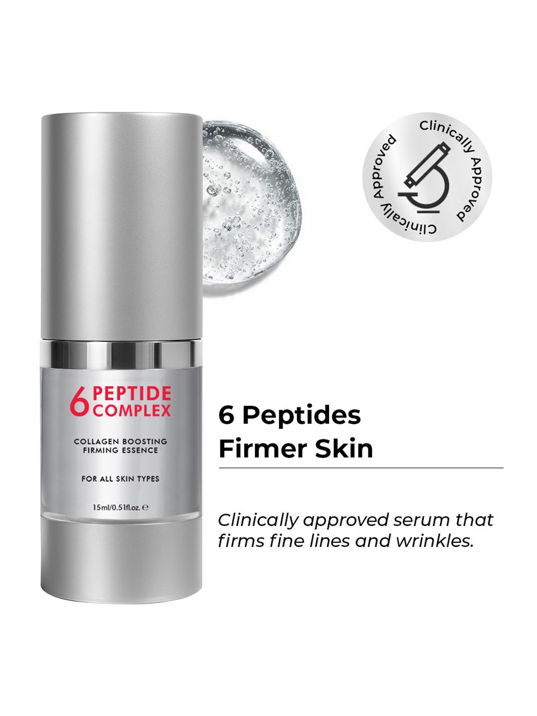 Conscious Chemist Peptide Complex Collagen Boosting & Firming Serum - 15 ml