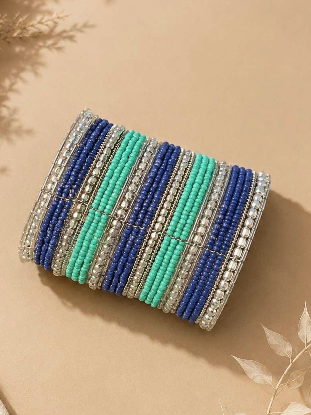 UnfoldSelf Silver Plated Bangle Bracelet