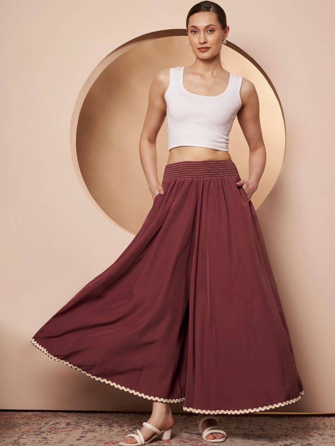 Women Flared Palazzos 4