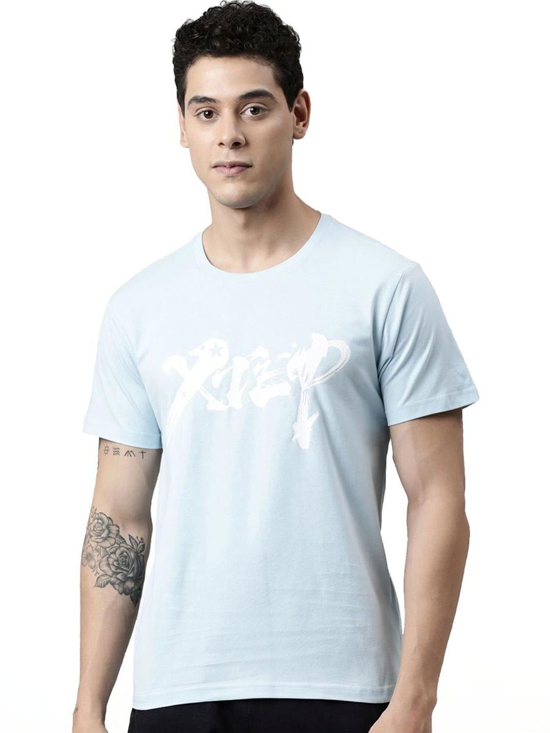Xtep Men Regular Fit Short-sleeve T-shirt