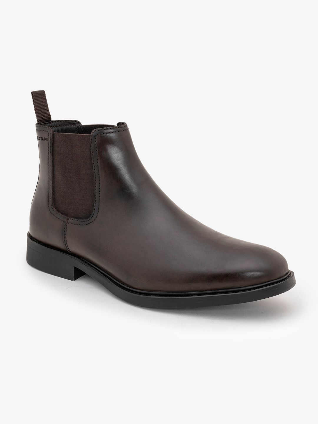 Red Tape Men Round Toe Slip-On Chelsea Boots